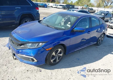 2020 Honda Civic Lx z USA, uszkodzony, nr VIN 2HGFC2F62LH532232